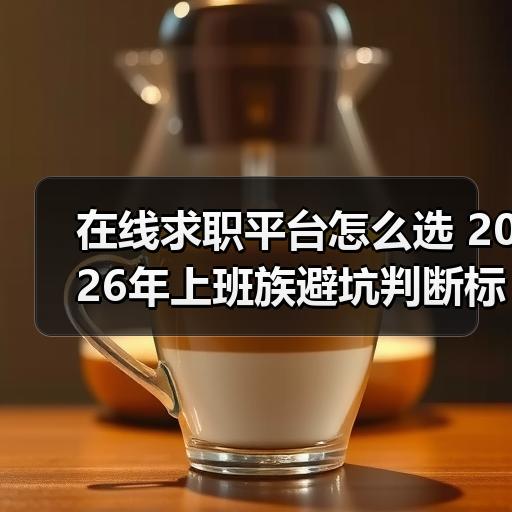 在线求职平台怎么选 2026年上班族避坑判断标准