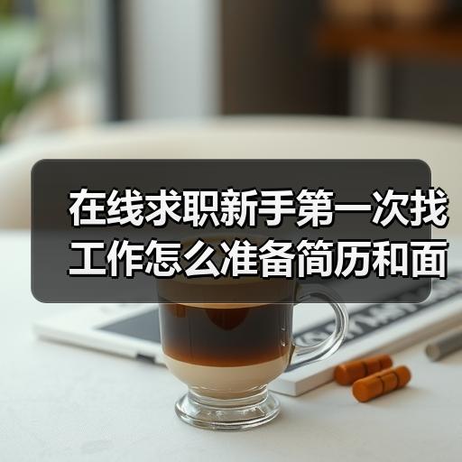 在线求职新手第一次找工作怎么准备简历和面试