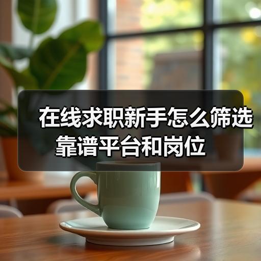 在线求职新手怎么筛选靠谱平台和岗位