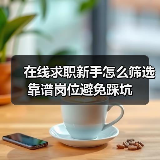 在线求职新手怎么筛选靠谱岗位避免踩坑