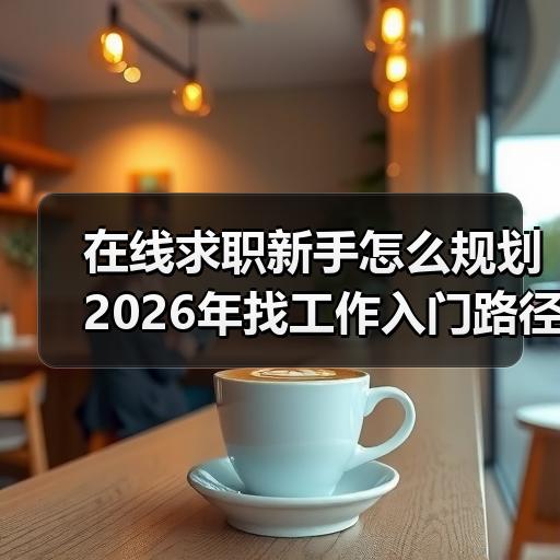 在线求职新手怎么规划2026年找工作入门路径
