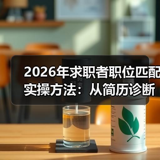 2026年求职者职位匹配实操方法：从简历诊断到岗位筛选的完整思路