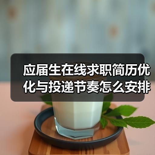 应届生在线求职简历优化与投递节奏怎么安排