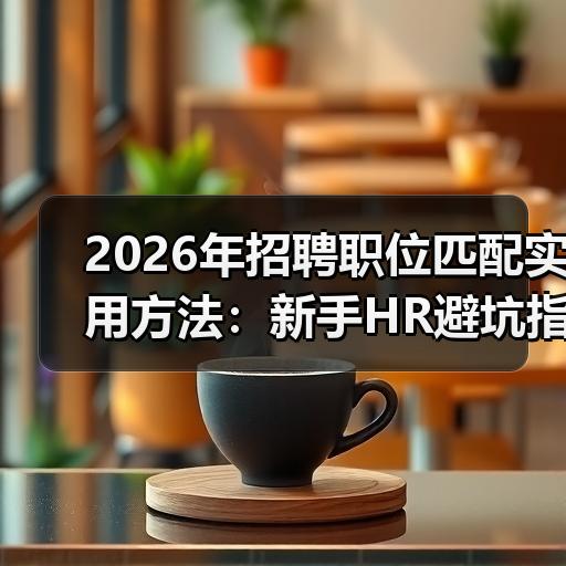 2026年招聘职位匹配实用方法：新手HR避坑指南