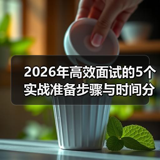 2026年高效面试的5个实战准备步骤与时间分配建议